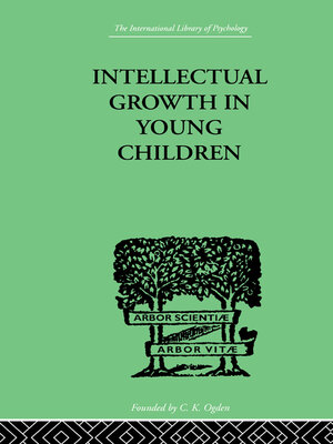 cover image of Intellectual Growth In Young Children
